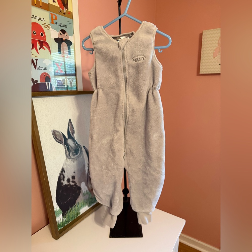 Halo SleepSack Toddler Gray Fleece